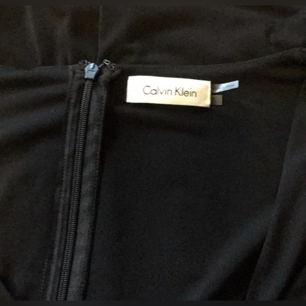 Calvin Klein Black Sleeveless Dress- Size 6 - Picture 7 of 9